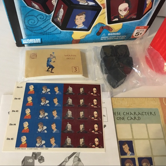 Yahtzee Jr Avatar The Last Airbender Complete Game with Unopened Pieces - Picture 4 of 6